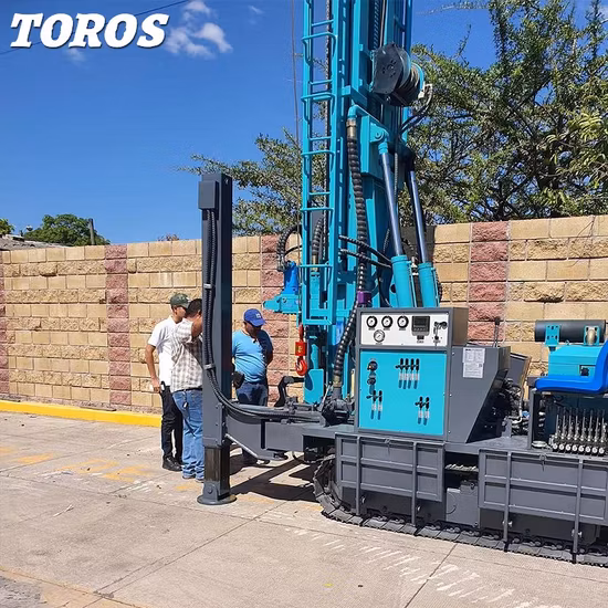 Small 300m Groundwater Drilling Machine Borehole Borewell Mini Core Exploration Mobile Mining Surface Geotechnical Mud Pump Water Well Drill Rig for Sale