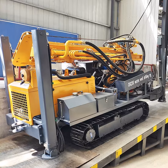 Small 300m Groundwater Drilling Machine Borehole Borewell Mini Core Exploration Mobile Mining Surface Geotechnical Mud Pump Water Well Drill Rig for Sale