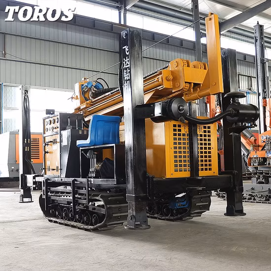 Small 300m Groundwater Drilling Machine Borehole Borewell Mini Core Exploration Mobile Mining Surface Geotechnical Mud Pump Water Well Drill Rig for Sale